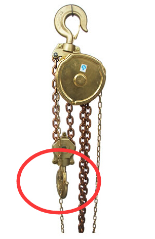 手拉葫蘆下吊鉤承載能力圖